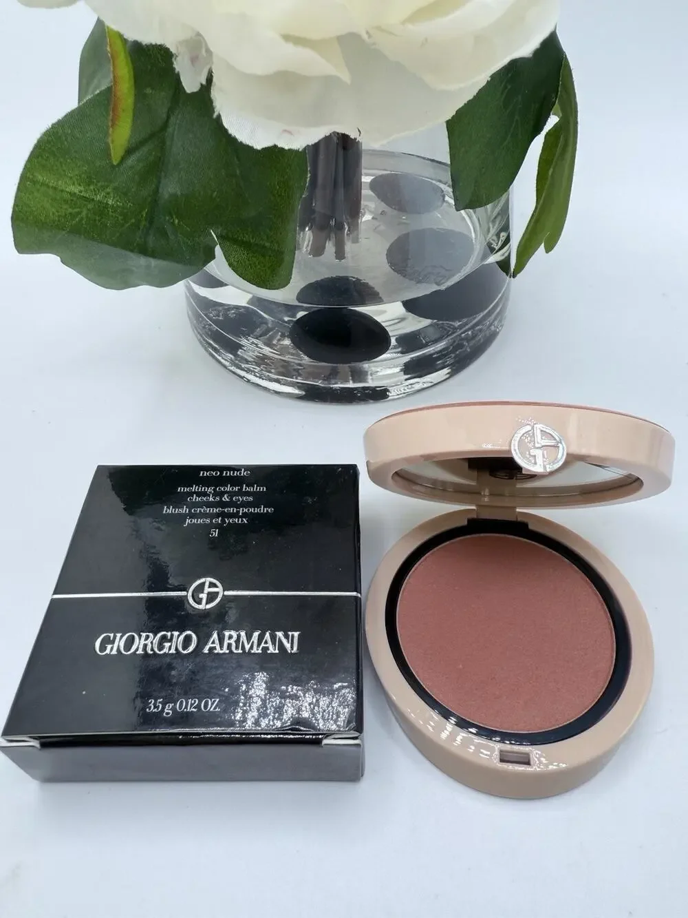 Giorgio Armani Neo Nude Melting Color Balm For Cheeks & Eyes Blush Shadow - 51